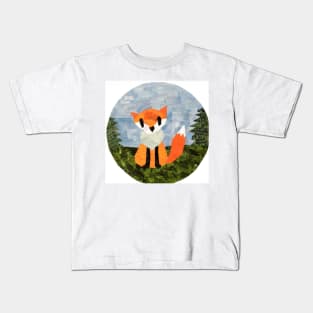 A Fox in the Woods Kids T-Shirt